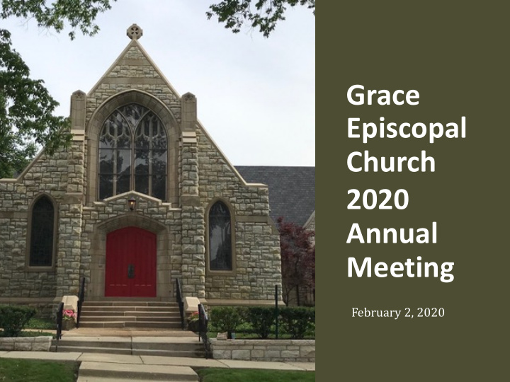 grace episcopal church 2020 annual meeting