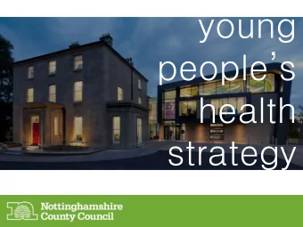 young peoples  health  strategy y oung peoples health strategy  2012 Chief Medical
