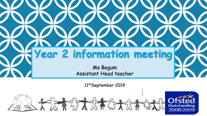 ms begum assistant head teacher