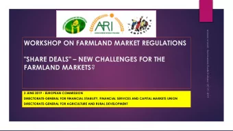 WORKSHOP ON FARMLAND MARKET REGULATIONS  0  ::J  0  0  :::!:  )&gt;  Vl  Vl  0 &quot;SHARE