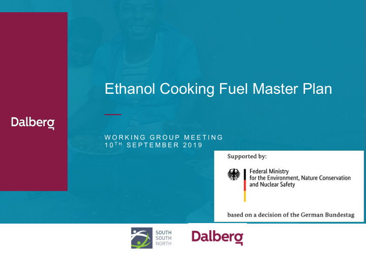 ethanol cooking fuel master plan