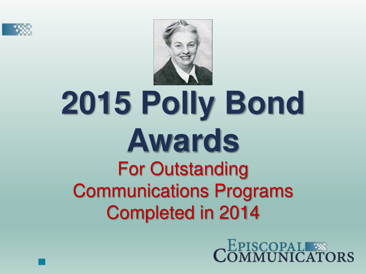 2015 polly bond awards