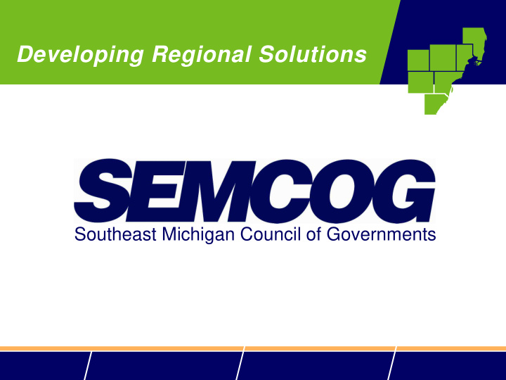developing regional solutions