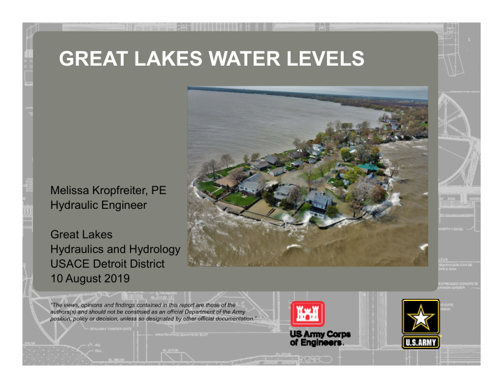 great lakes water levels