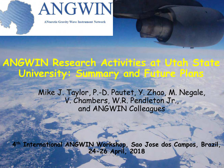 angwin research activities at utah state university