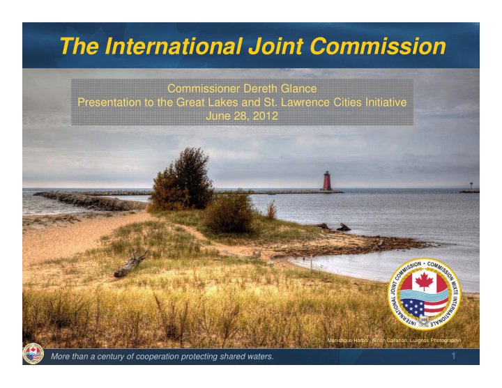 the international joint commission