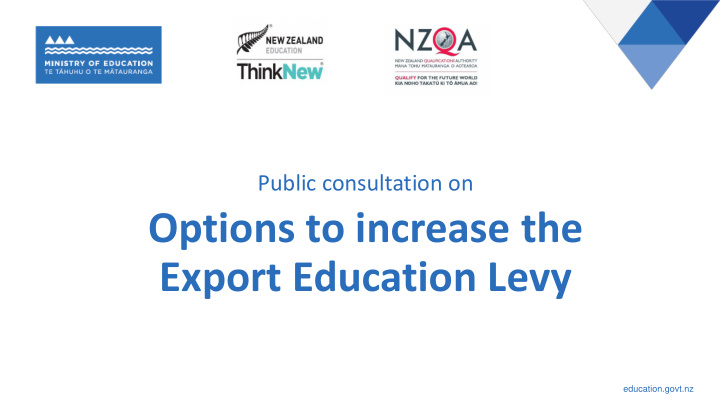 export education levy