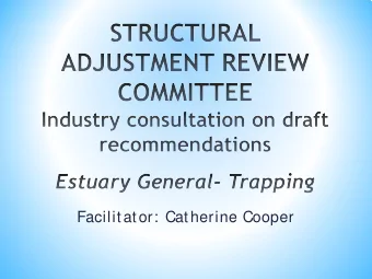 Facilitator: Catherine Cooper    Introductions    Emergency procedures    Details on how