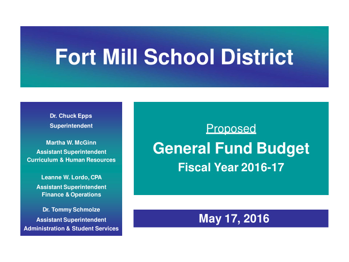 fort mill school district