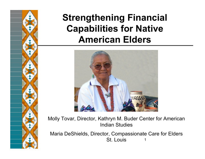 strengthening financial capabilities for native american