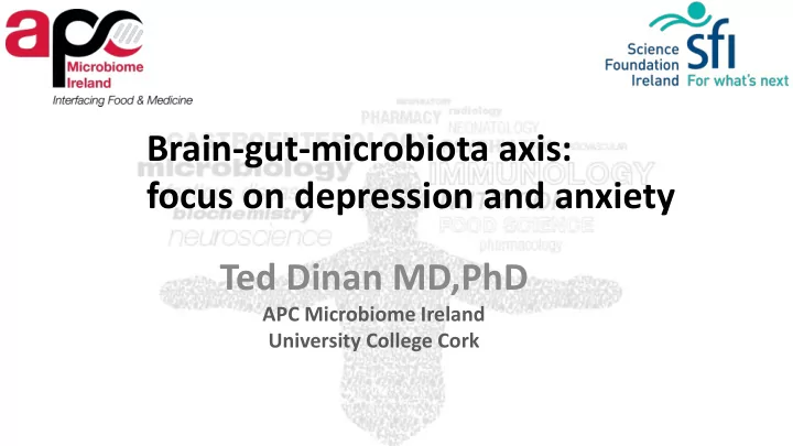 focus on depression and anxiety