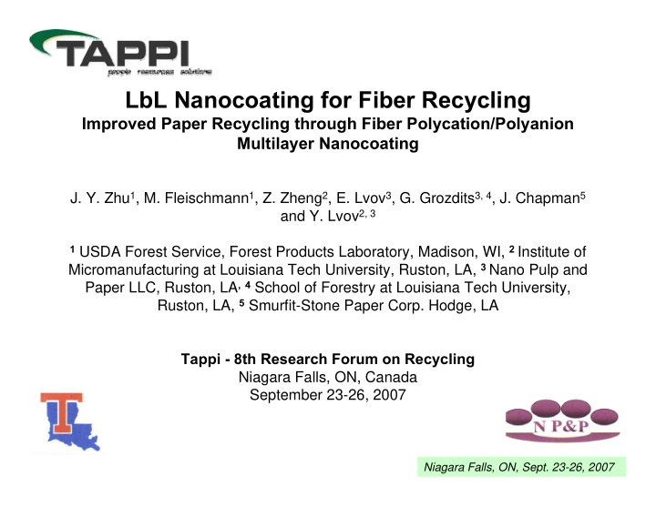 lbl nanocoating for fiber recycling