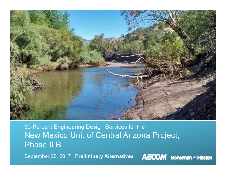 new mexico unit of central arizona project phase ii b