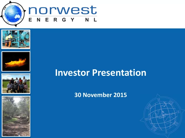 investor presentation