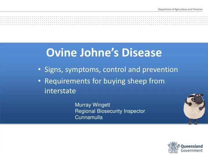 ovine johne s disease