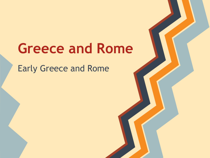 greece and rome