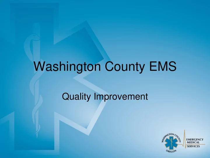 washington county ems