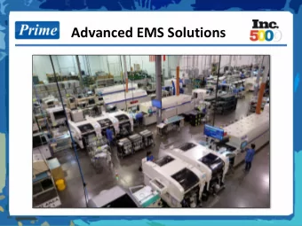 Advanced EMS Solutions  About Us    Advanced Tier 3 EMS in Atlanta  since 1989    Precision