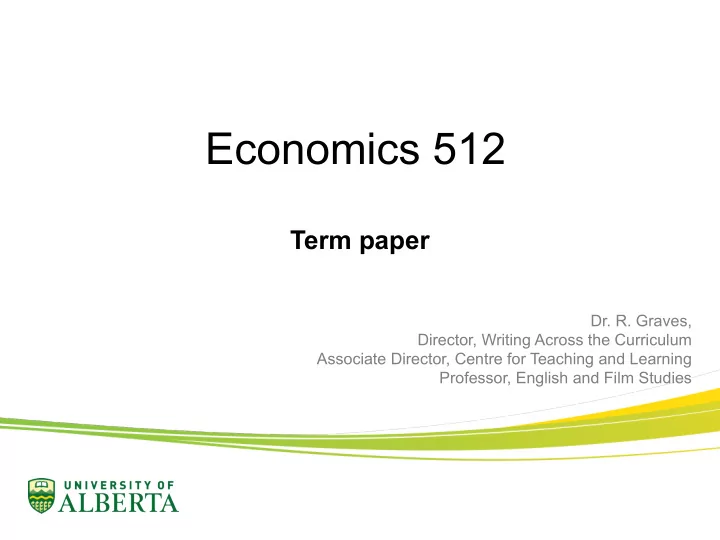 economics 512