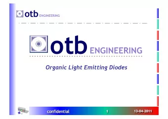 otb  ENGINEERING Organic Light Emitting Diodes  otb  ENGINEERING  OTB Group  OTB Group  ODME  OTB-E