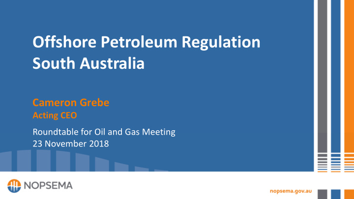 offshore petroleum regulation south australia