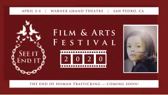 See It - End It, with Creative Director Patrick Erlandson, is a  nonprofit program in partnership