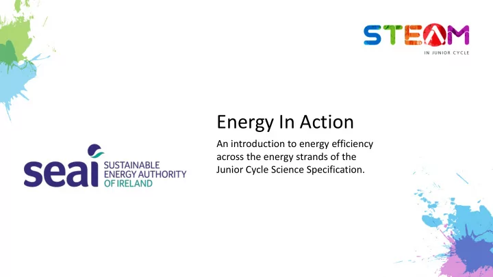 energy in action