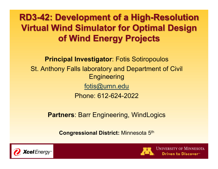 rd3 42 development of a high resolution virtual wind