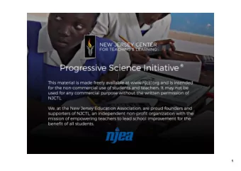 1  Algebra Based Physics  Work and Energy  20160119  www.njctl.org  2  Work and Energy  Click