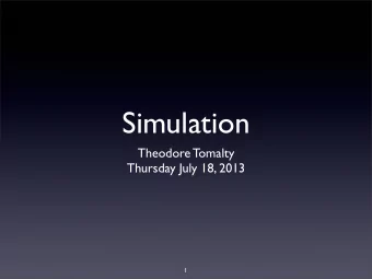 Simulation  Theodore Tomalty  Thursday July 18, 2013  1  Muon hit to truth trajectory matching