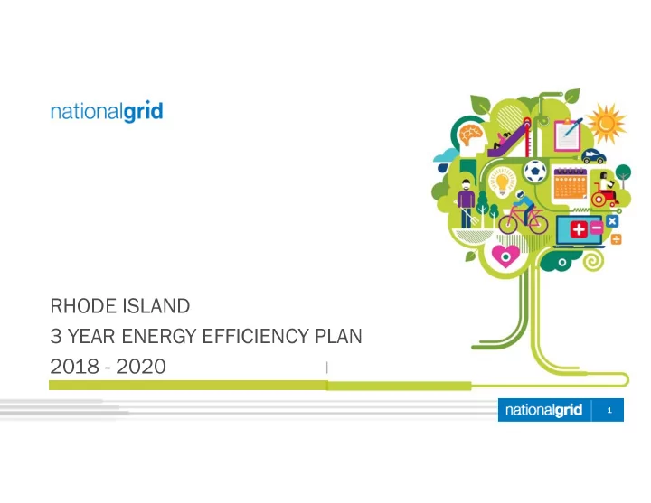 rhode island 3 year energy efficiency plan 2018 2020