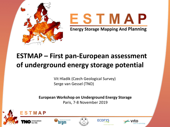 estmap first pan european assessment of underground