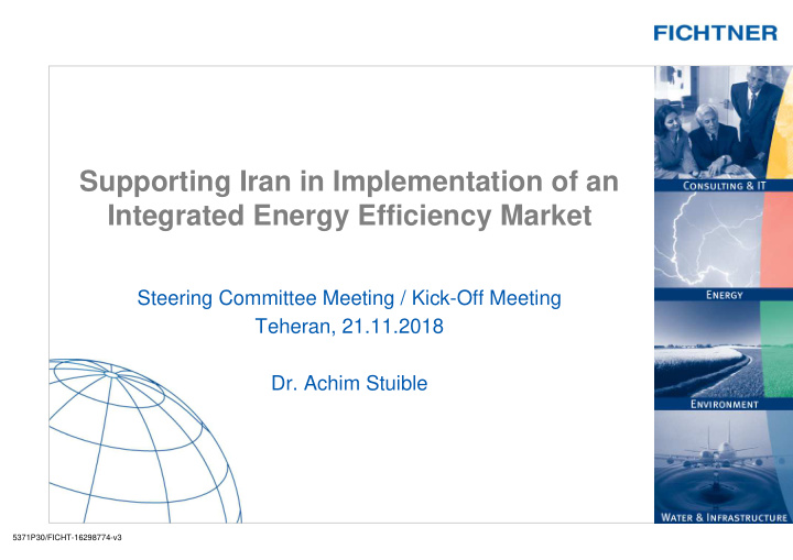 supporting iran in implementation of an integrated energy