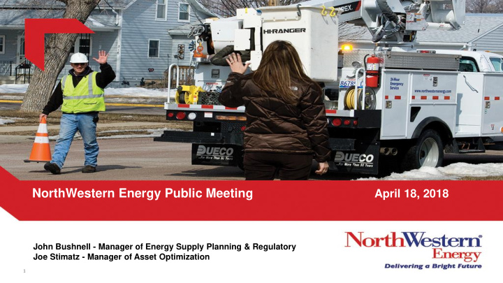 northwestern energy public meeting