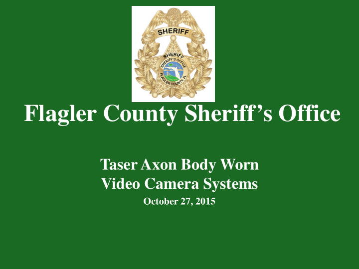 flagler county sheriff s office