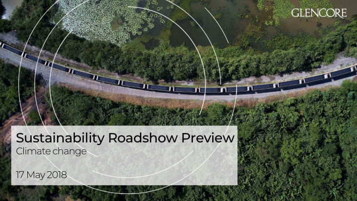 sustainability roadshow preview