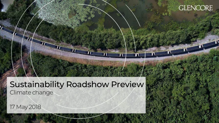 sustainability roadshow preview