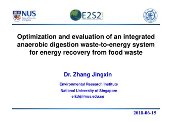 Optimization and evaluation of an integrated  anaerobic digestion waste-to-energy system  for