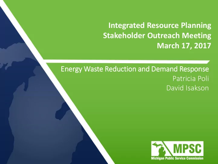 stakeholder outreach meeting