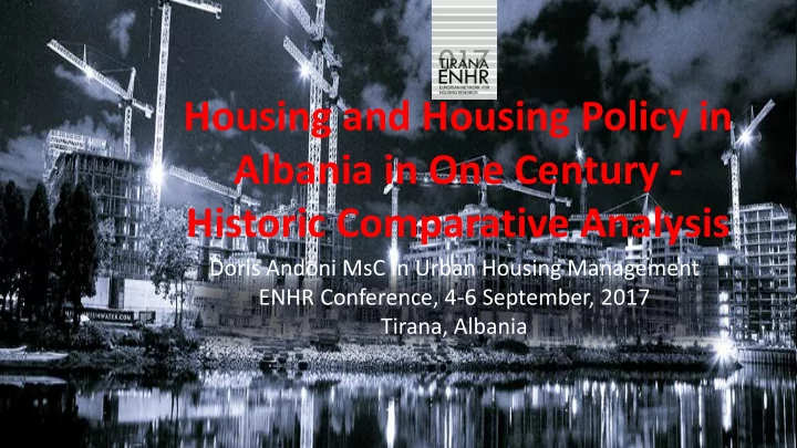 albania in one century