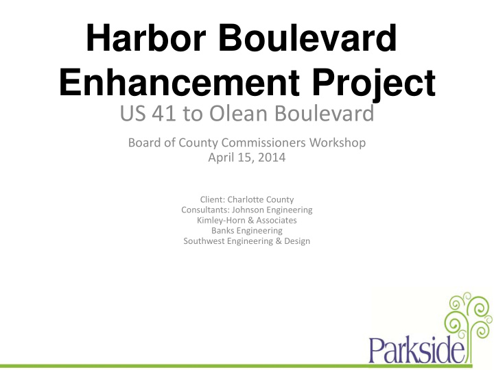 harbor boulevard enhancement project