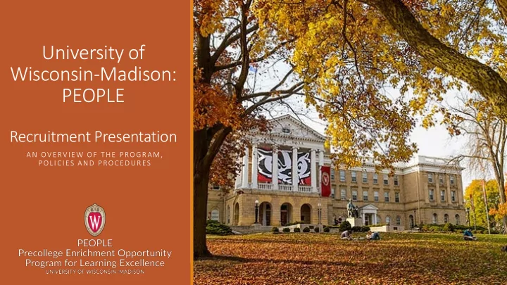university of wisconsin madison people