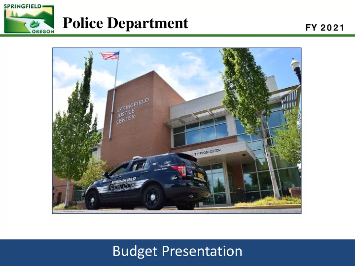 police department