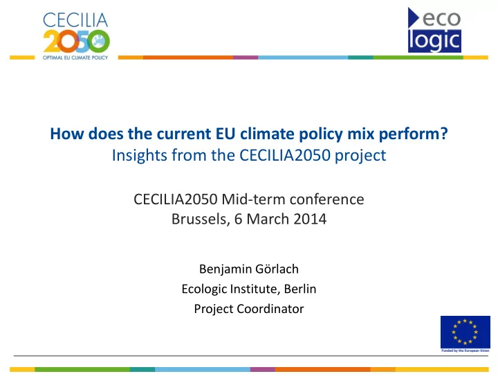 cecilia2050 mid term conference brussels 6 march 2014