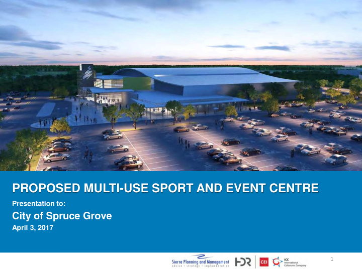 proposed multi use sport and event centre