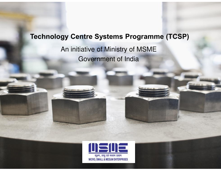 technology centre systems e systems programme tcsp