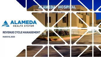ALAMEDA HEALTH SYSTEM HB STABILIZATION  HB KEY METRICS  Metric  Status  As of 2/28  As of 2/21