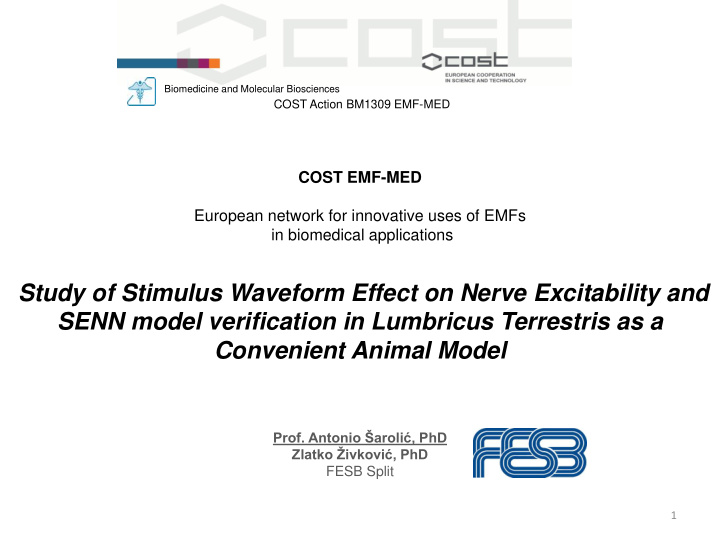 study of stimulus waveform effect on nerve excitability