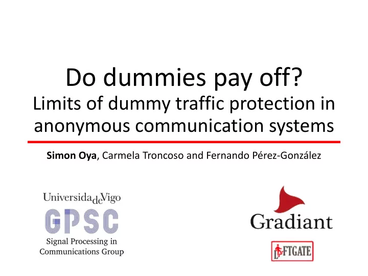 do dummies pay off