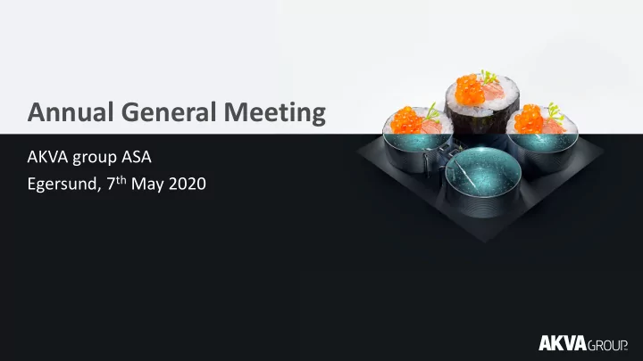 annual general meeting